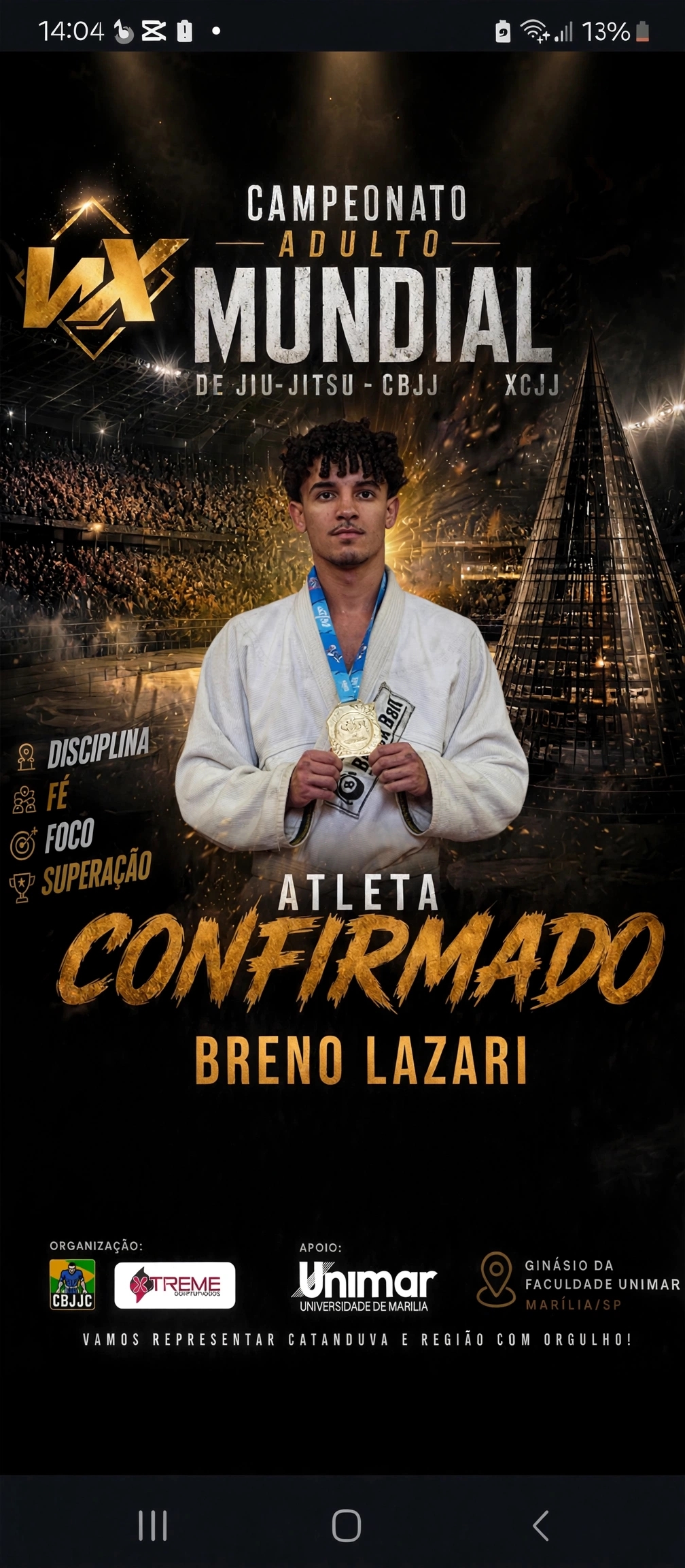 Foto do atleta