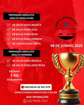 25° OPEN PRUDENTE DE JJ
